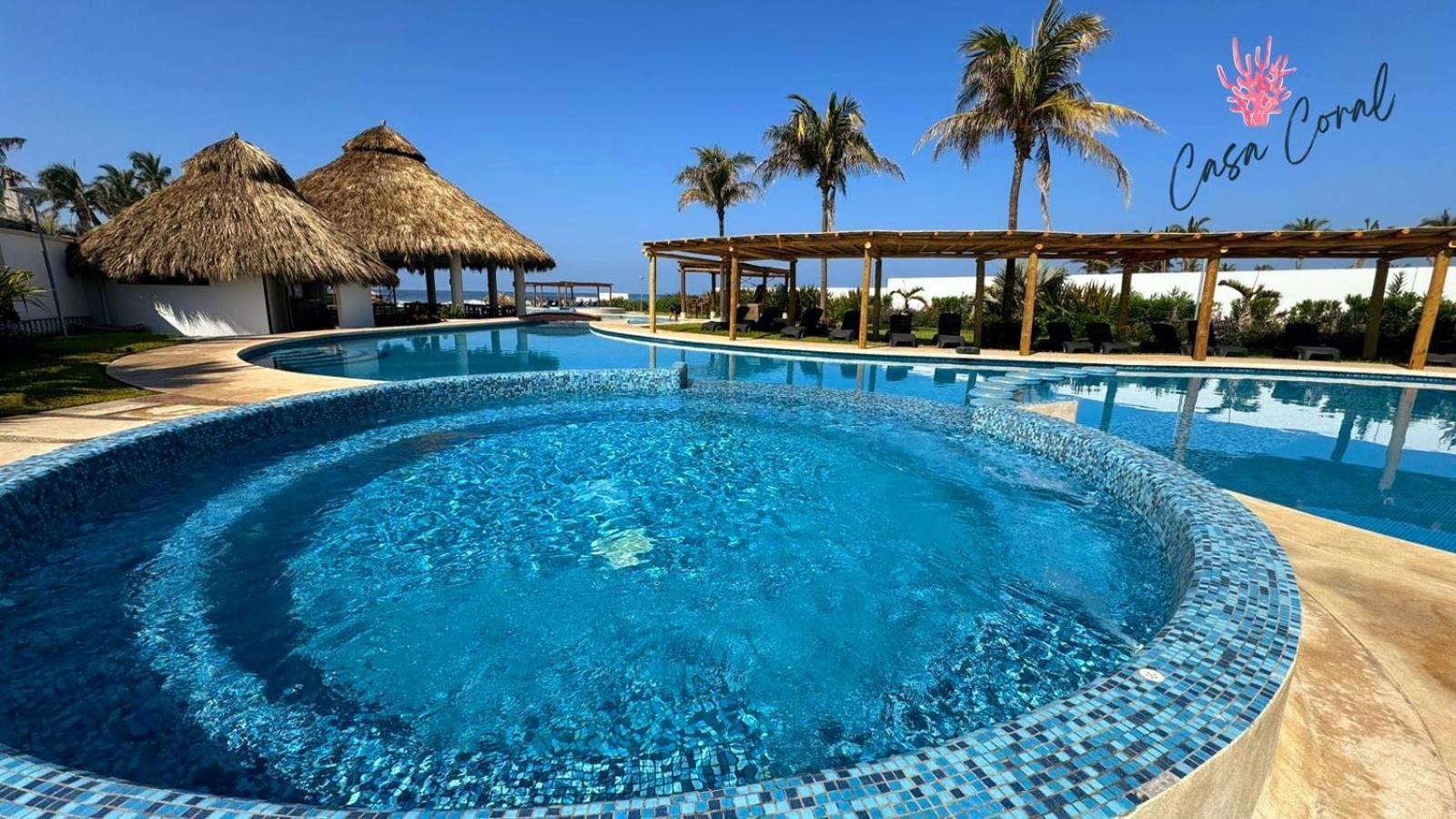 Depa Coral Con Club De Playa Exclusivo Playa Bonfil Diamante Apartment