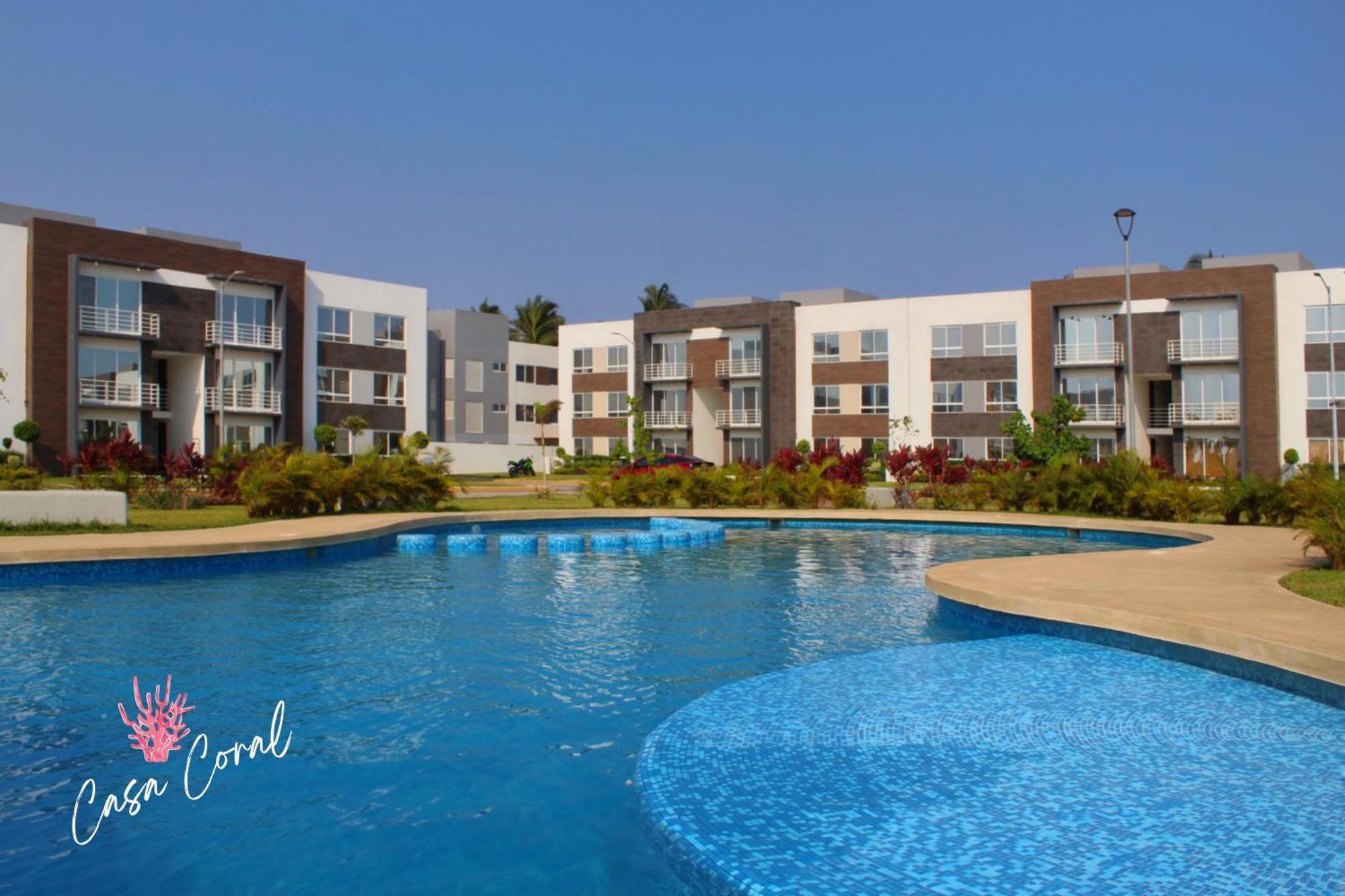 Depa Coral Con Club De Playa Exclusivo Playa Bonfil Diamante Apartment Acapulco