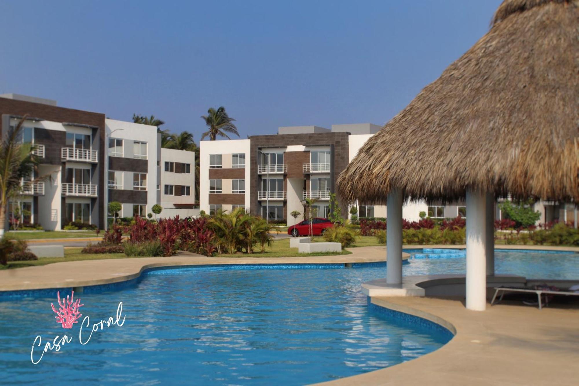 Depa Coral Con Club De Playa Exclusivo Playa Bonfil Diamante Apartment Acapulco
