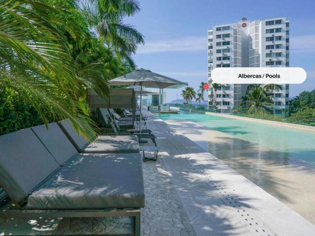 Hostpal Increible Departamento Frente A La Playa Con Alberca Apartamento
