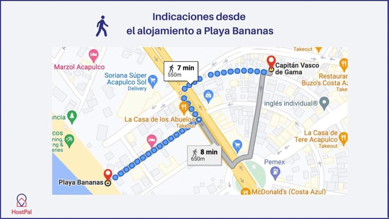 Apartamento Vasco De Gama Costa Azul Acapulco