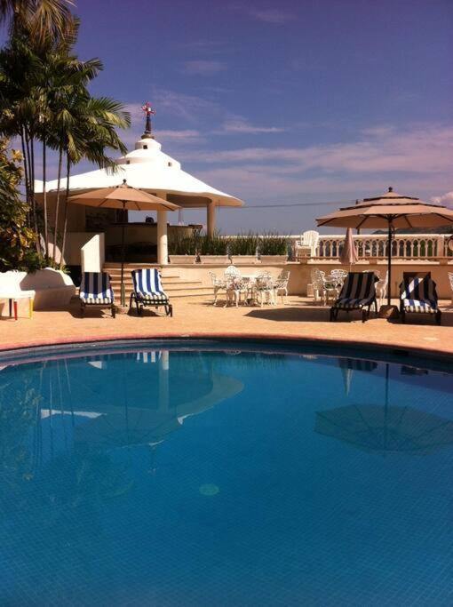 Palmitas Acogedor Departamento Nivel Piscina Gigante Jardines Acapulco