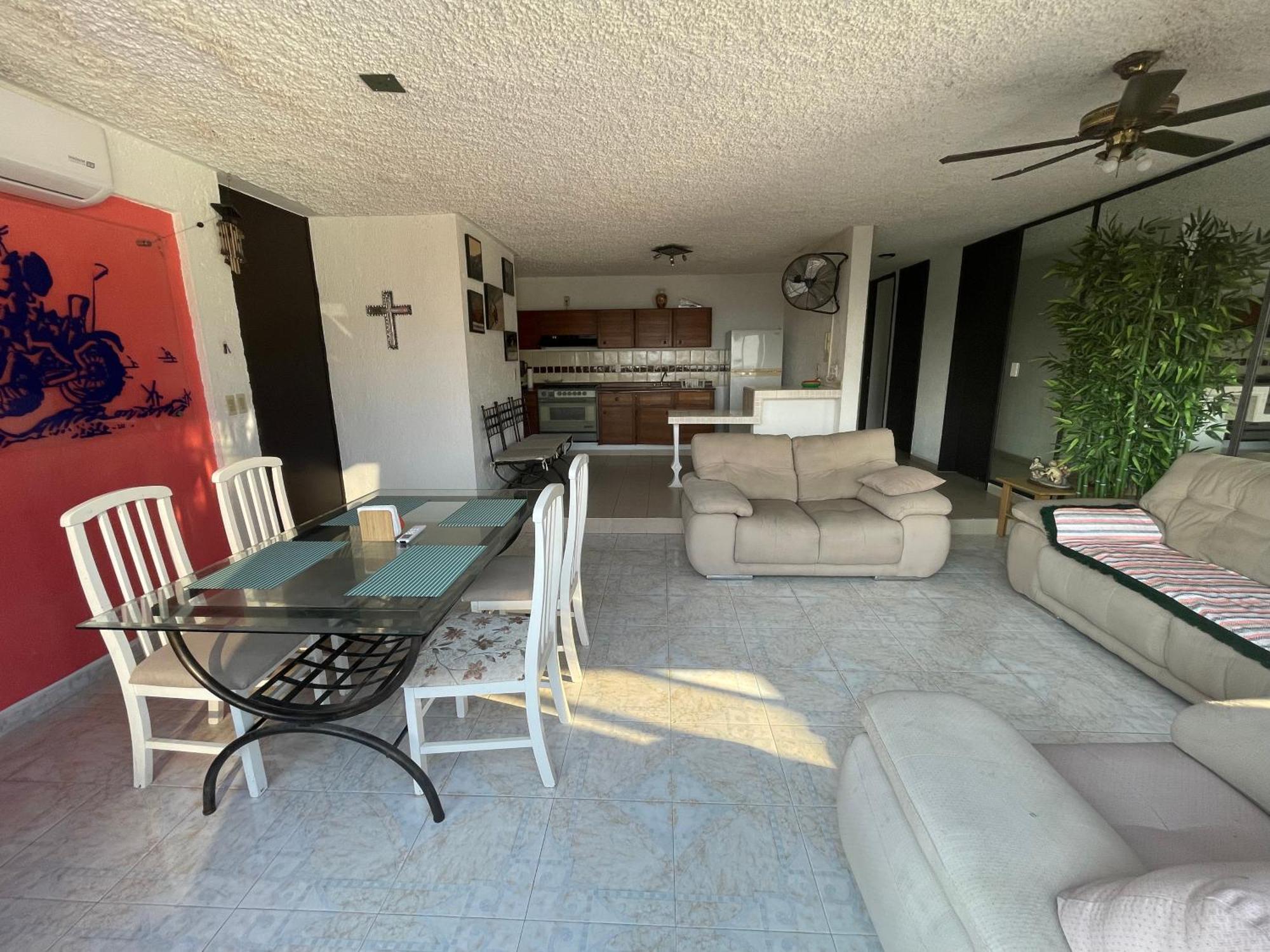 Apartamento Roca Sola, Costera Departamento Privado Con Vista Al Mar, Alberca, Terraza Y Aire Acondicionado *