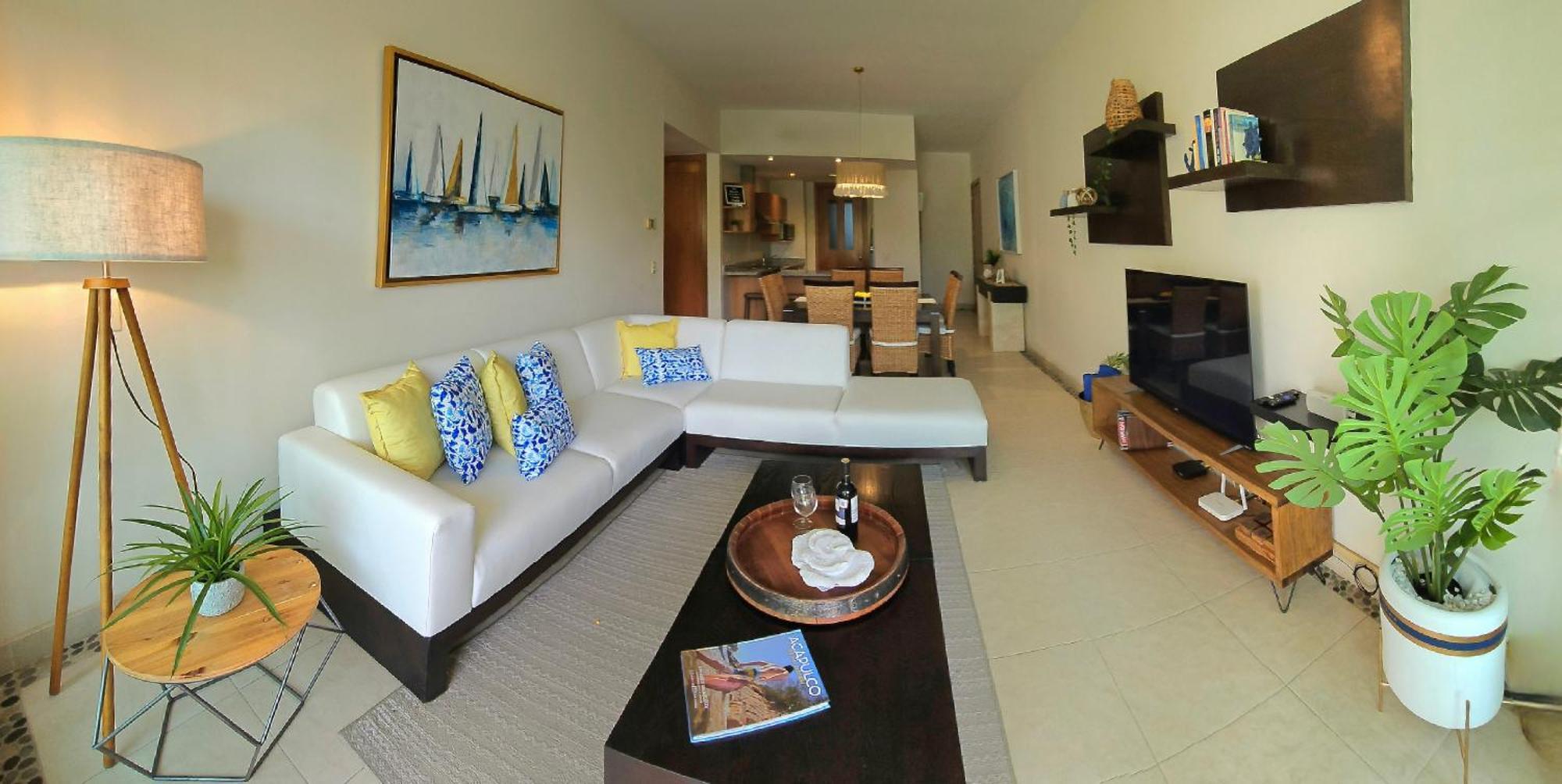 Blue: Hermoso Balcon Con Vista Al * Acapulco