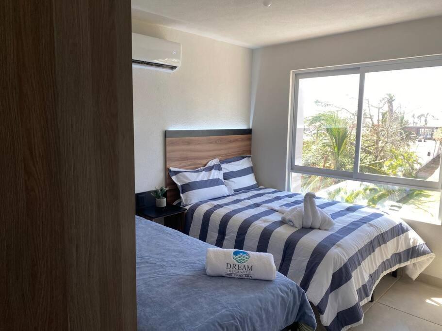 Increible Departamento Club De Playa Canchas De Padel 8 Huespedes Apartamento *