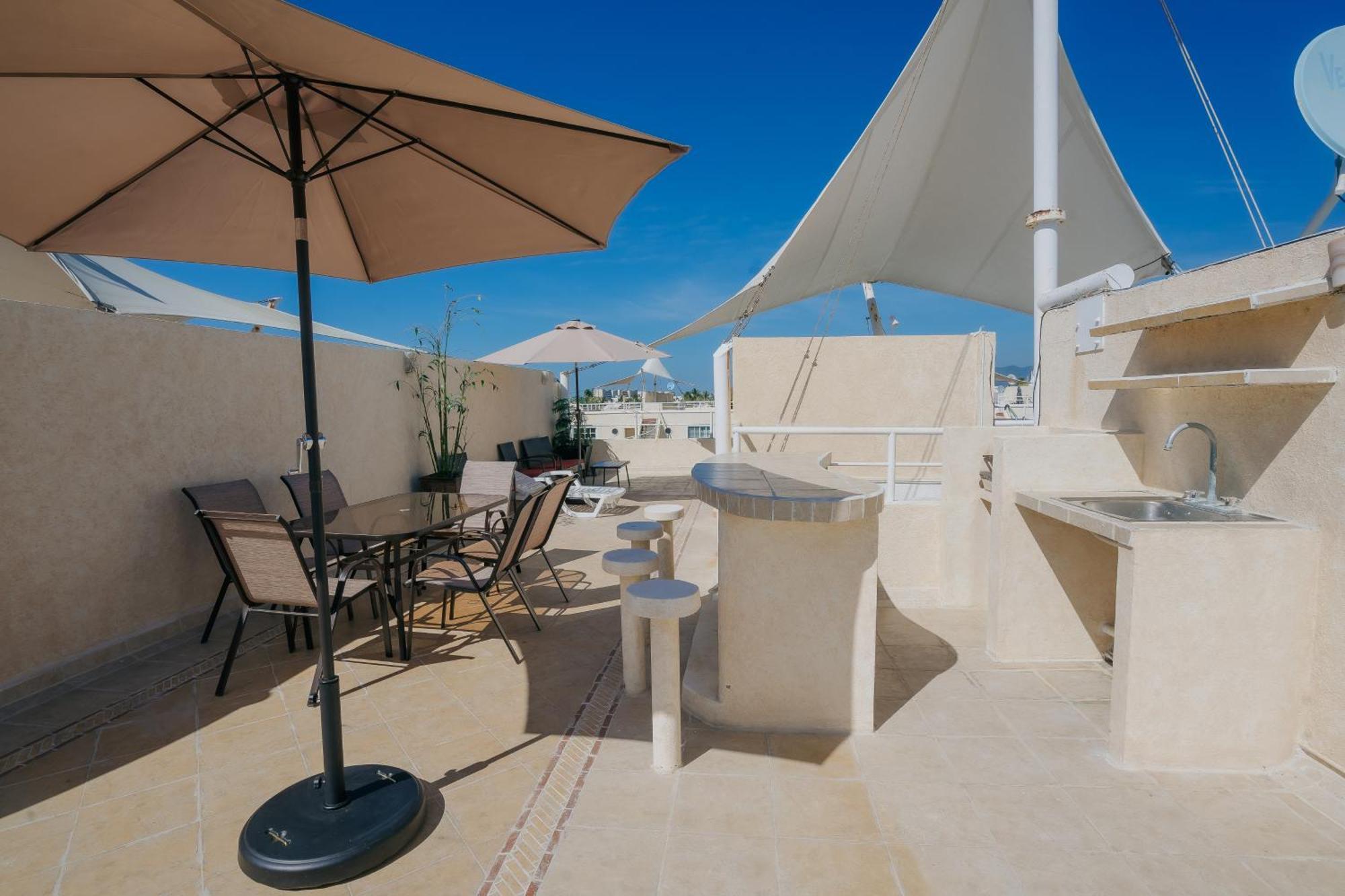Apartamento Depa 100 Por Ciento Familiar Cerca Del Mar Con Roff Garden Y Jacuzzi