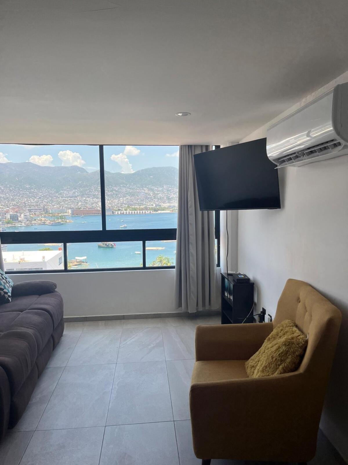 Departamento Con Vista Al Mar Sobre Costera Apartamento Acapulco
