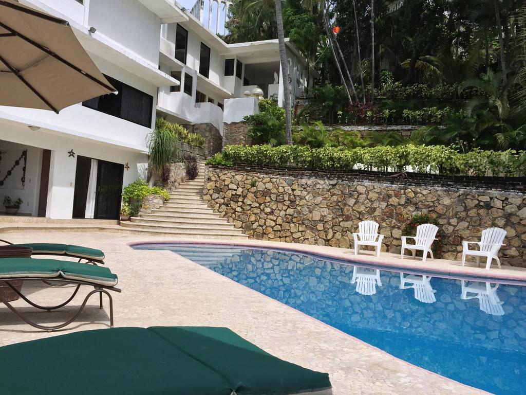 Palmitas Acogedor Departamento Nivel Piscina Gigante Jardines * Acapulco