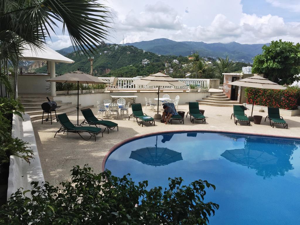 Palmitas Acogedor Departamento Nivel Piscina Gigante Jardines Villa Acapulco